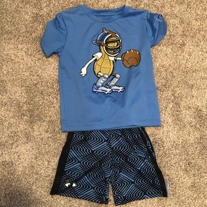 Under Armour shorts and shirt set
